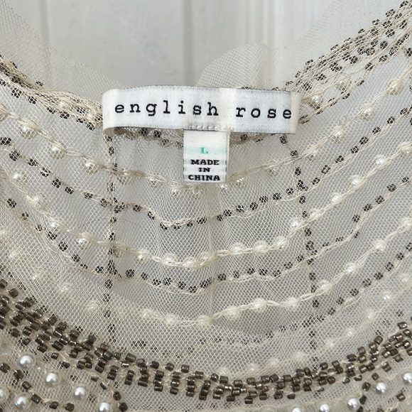 Sheer beaded top - Picture 2 of 3